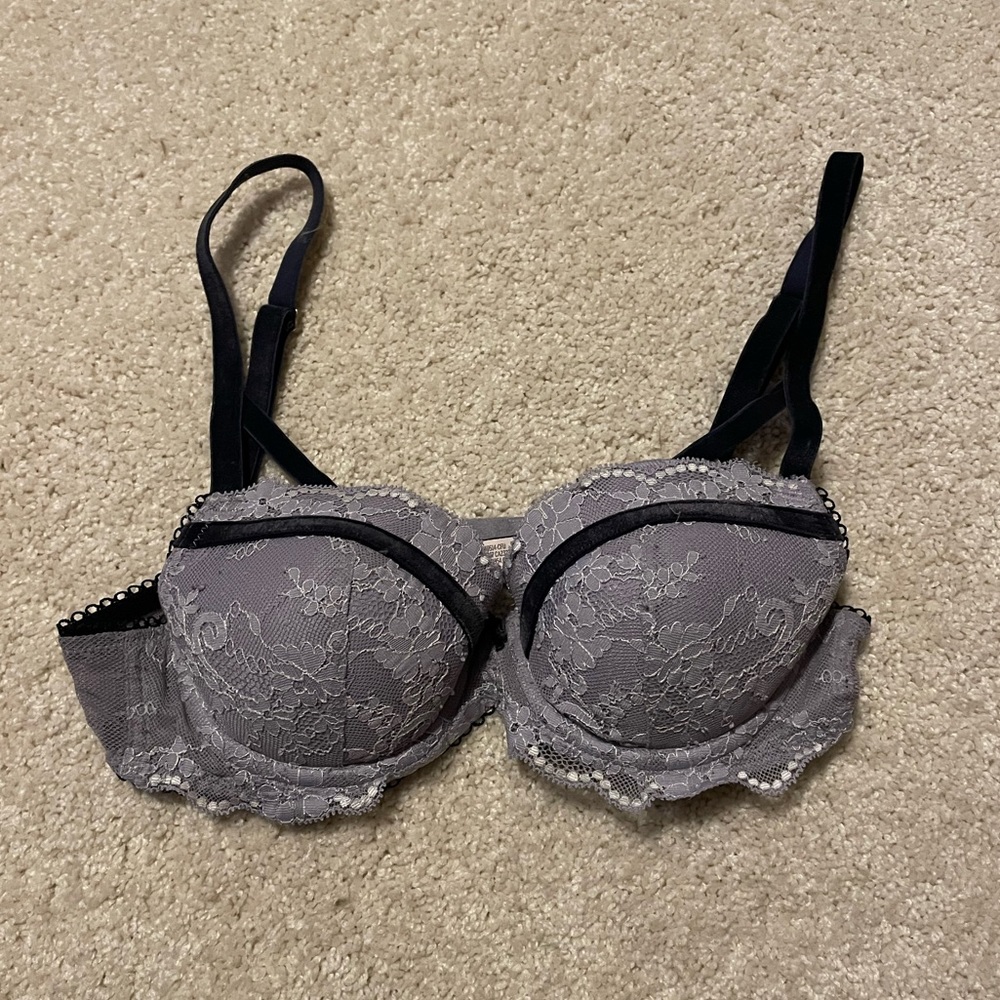 Victorias Secret Dream Angels Purple Lace Bra, 34B